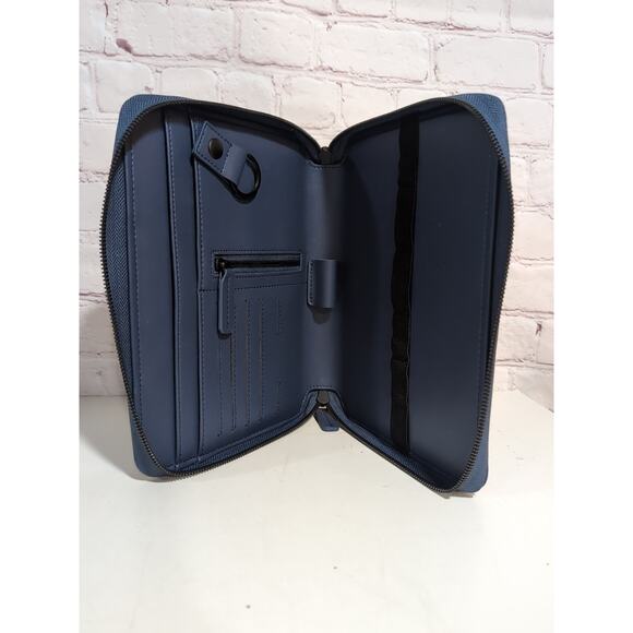 Monos Metro Classic Folio Kit in Oxford Blue Vegan Leather NWOT - Picture 11 of 13